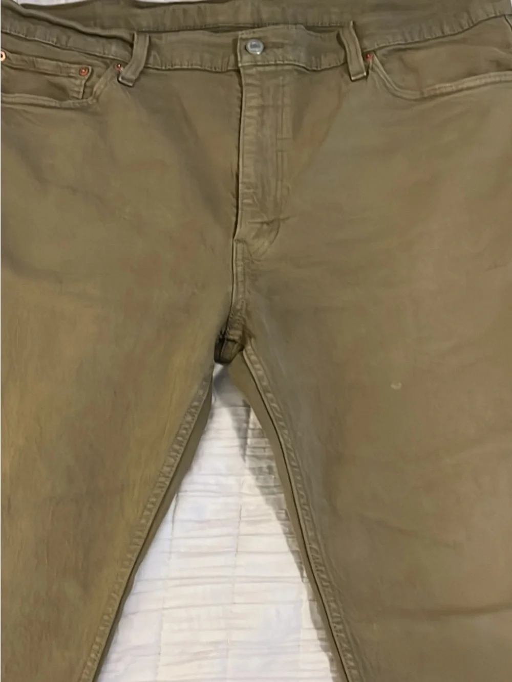 Levi's Straight Jeans - Olive Brown